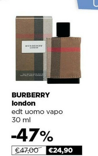 Acqua & Sapone Burberry london uomo 30 ml offerta
