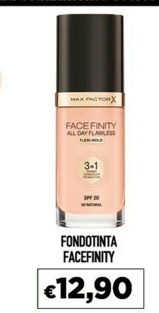 Acqua & Sapone Fondotinta facefinity offerta