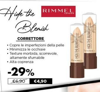 Acqua & Sapone Hide the blemish correttore 4,5 g offerta