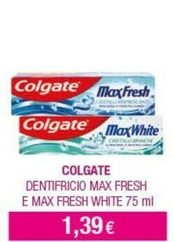 Acqua & Sapone Dentifricio max fresh e max fresh white offerta