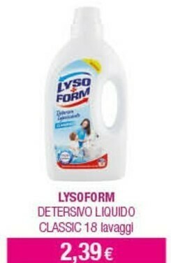 Acqua & Sapone Detersvo liquido classic 18 lavaggli offerta