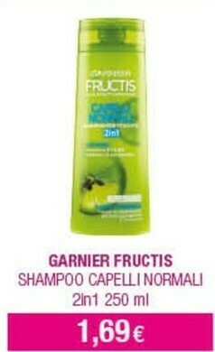 Acqua & Sapone Fructis shampoo capelli normali offerta