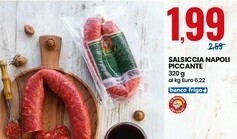 Eurospin Salsiccia napoli piccante offerta