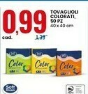 Eurospin Tovaglioli colorati offerta