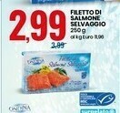 Eurospin Filetto di salmone selvaggio offerta