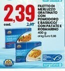 Eurospin Filetto di merluzzo gratinato offerta