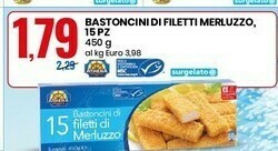 Eurospin Bastoncini di filetti merluzzo offerta