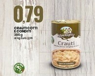Eurospin Crauti cotti e conditi offerta