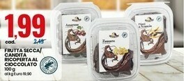 Eurospin Frutta secca/candita ricoperta al cioccolato offerta