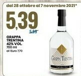 Eurospin Grappa trentina offerta