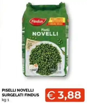 Mercatò PISELLI NOVELLI SURGELATI FINDUS kg 1 offerta