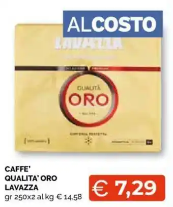 Mercatò CAFFE' QUALITA' ORO LAVAZZA gr 250x2 offerta