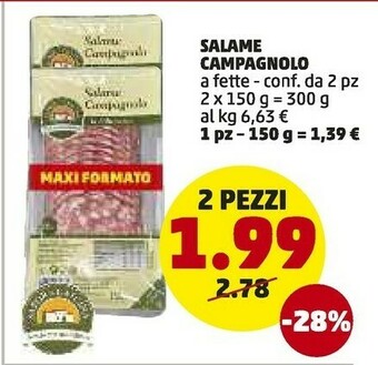 PENNY Salame campagnolo offerta