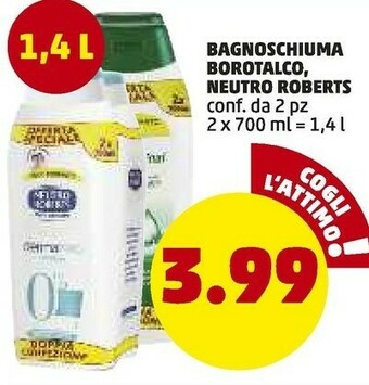 PENNY Neutro roberts bagnoschiuma offerta