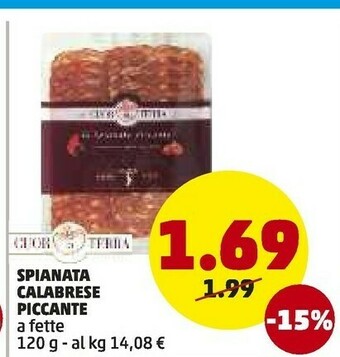 PENNY Cuor di terra spianata calabrese piccante offerta