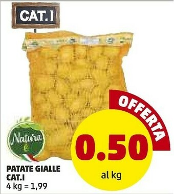 PENNY Patate gialle offerta