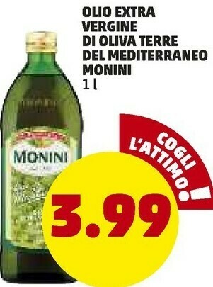 PENNY Olio extravergine di oliva terre del mediterraneo offerta