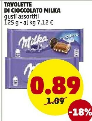 PENNY Milka tavolette di cioccolato offerta