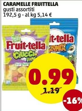 PENNY Caramelle offerta