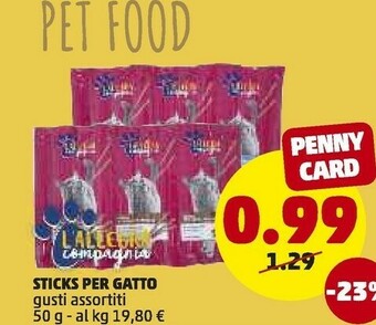 PENNY Sticks per gatto offerta