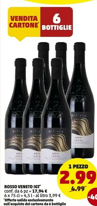 PENNY Rosso veneto igt offerta