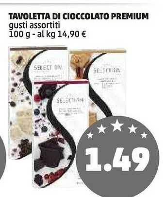 PENNY Tavoletta di cioccolato premium offerta