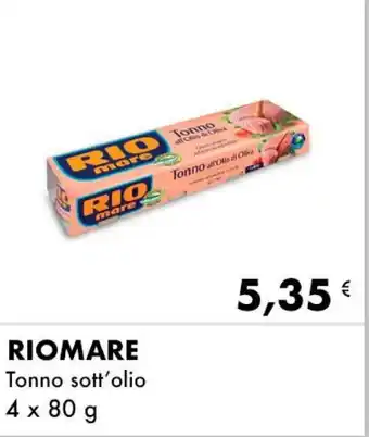 Iper Tosano RIOMARE Tonno sott'olio 4 x 80 g offerta