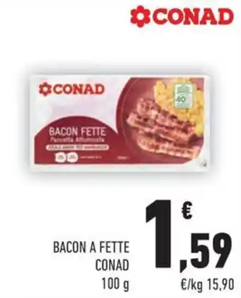 Conad Margherita BACON A FETTE CONAD 100 g offerta