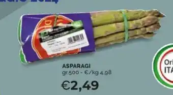 Mercatò ASPARAGI gr 500 offerta