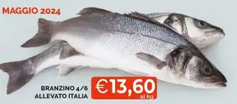 Mercatò BRANZINO 4/6 ALLEVATO ITALIA offerta