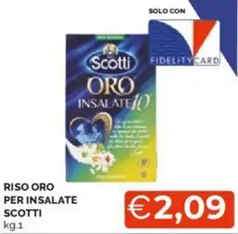 Mercatò RISO ORO PER INSALATE SCOTTI kg.1 offerta