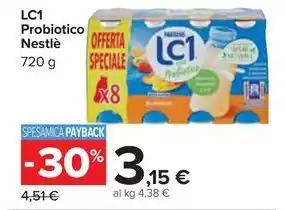 Carrefour Market LC1 Probiotico Nestlè offerta