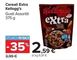 Carrefour Market Cereali Extra Kellogg's Gusti Assortiti offerta