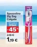 Carrefour Market Spazzolino Zig Zag Colgate offerta