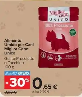 Carrefour Market Alimento Umido per Cani Miglior Cane Unico offerta