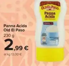 Carrefour Market Panna Acida Old El Paso offerta