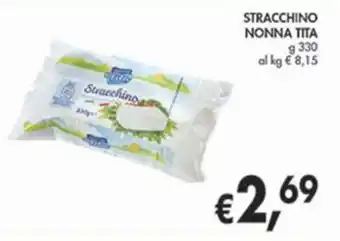 D'Italy STRACCHINO NONNA TITA g 330 offerta