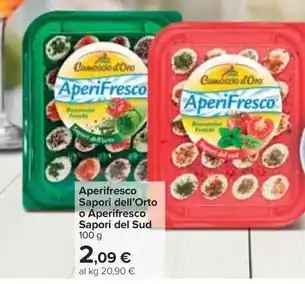 Carrefour Market Aperifresco Sapori dell'Orto o Aperifresco Sapori del Sud offerta