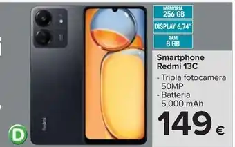 Carrefour Market Smartphone Redmi 13C offerta