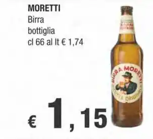 Crai MORETTI Birra bottiglia cl 66 offerta