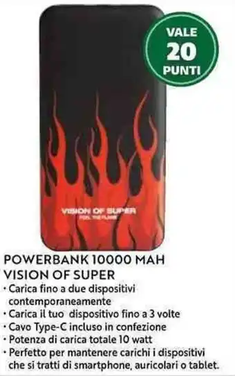 Il Gigante POWERBANK 10000 MAH VISION OF SUPER offerta