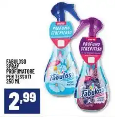 Risparmio Casa FABULOSO SPRAY PROFUMATORE PER TESSUTI 250 ML offerta