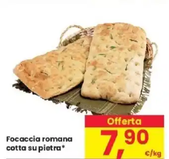 Despar Focaccia romana cotta su pietra offerta