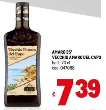 Metro AMARO 35 VECCHIO AMARO DEL CAPO bott. 70 cl cod. 047088 offerta