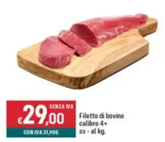 Altasfera Filetto di bovino calibro 4+ sv offerta