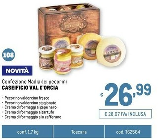 Metro Pecorino offerta