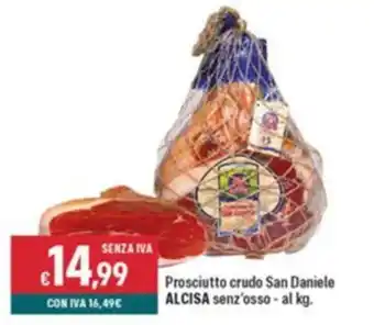 Altasfera Prosciutto crudo San Daniele ALCISA senz'osso offerta