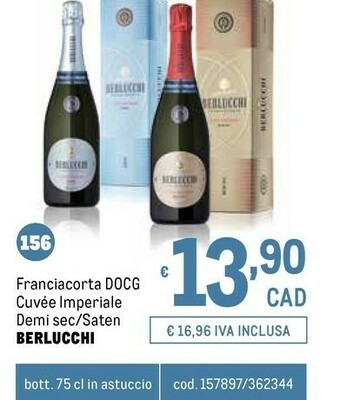 Metro Spumante offerta