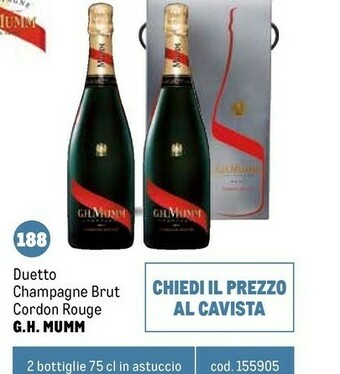 Metro Champagne offerta