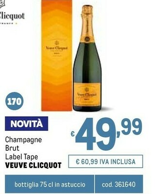 Metro Champagne offerta